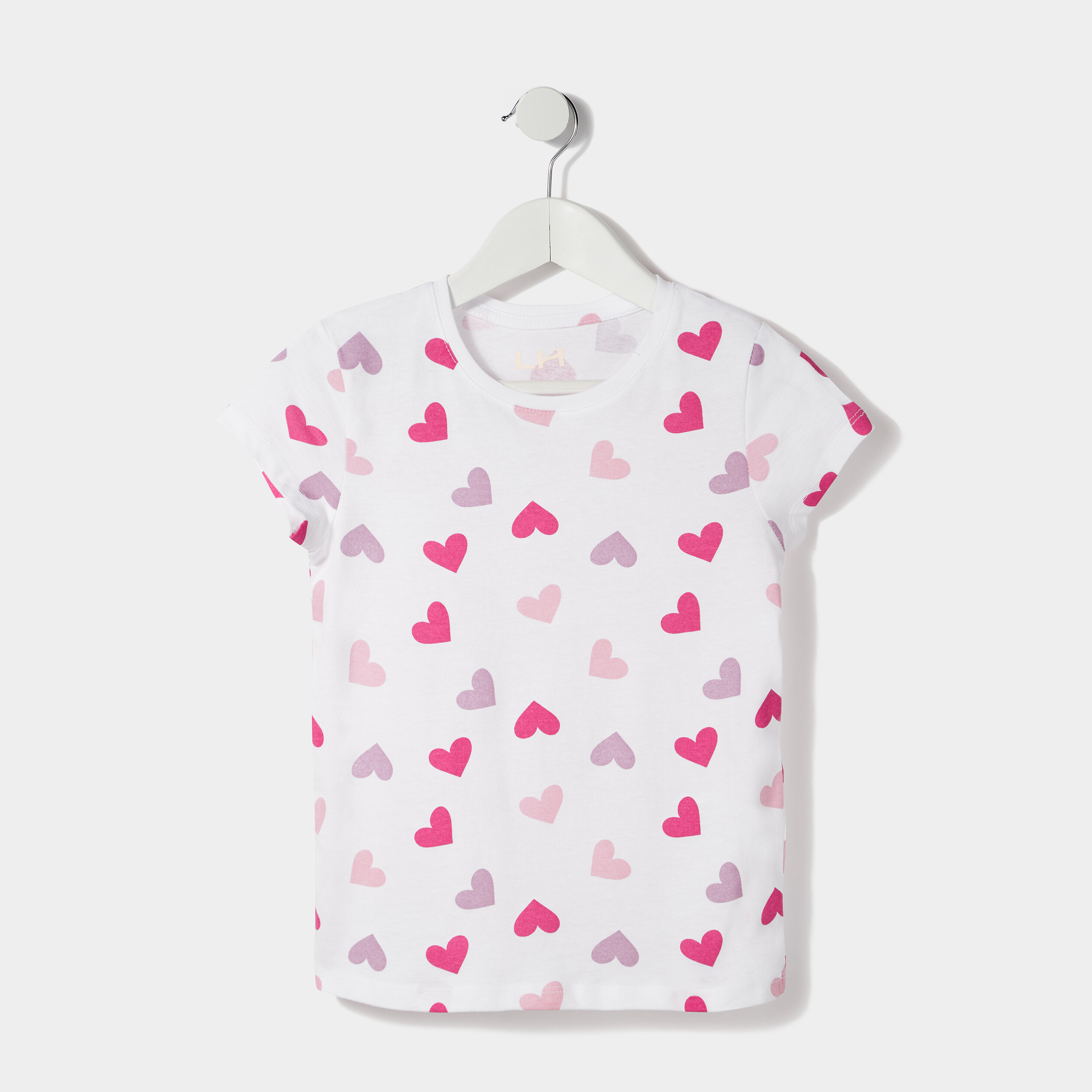 T-shirt manches courtes ecru fille | La Halle