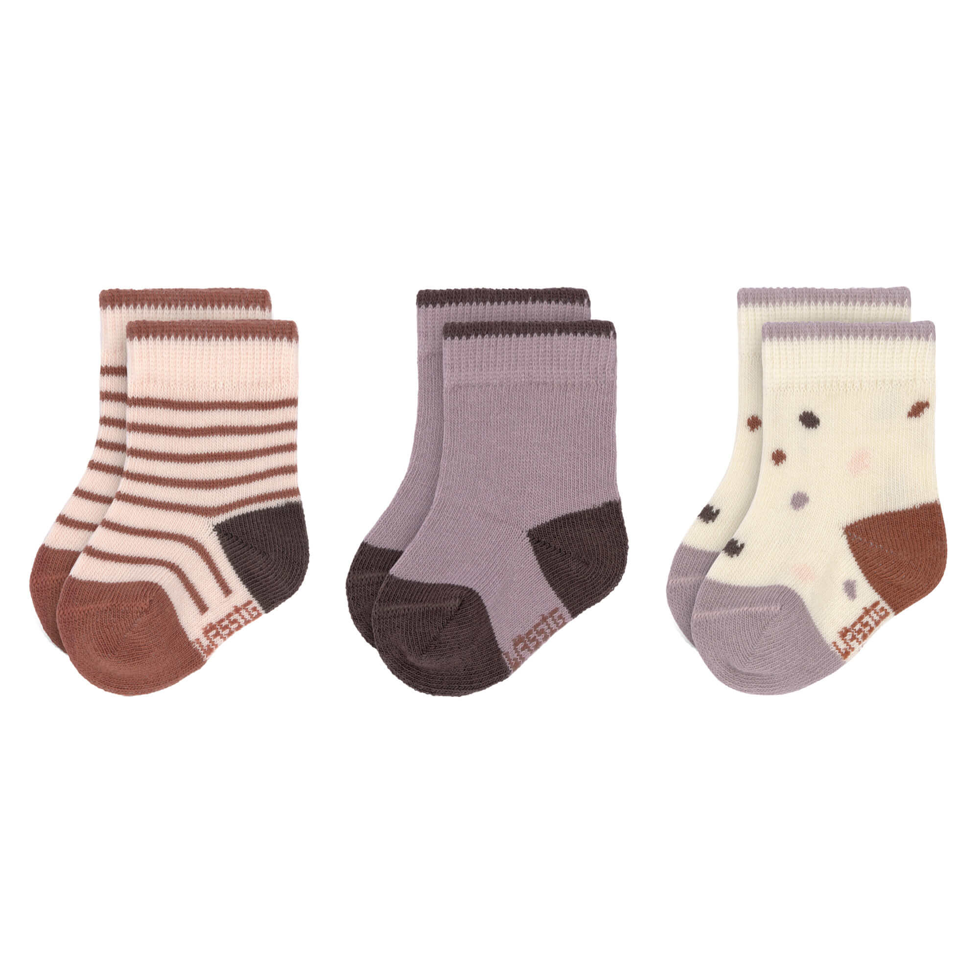 Kinder Socken (3er-Set), Tiny Farmer Lila