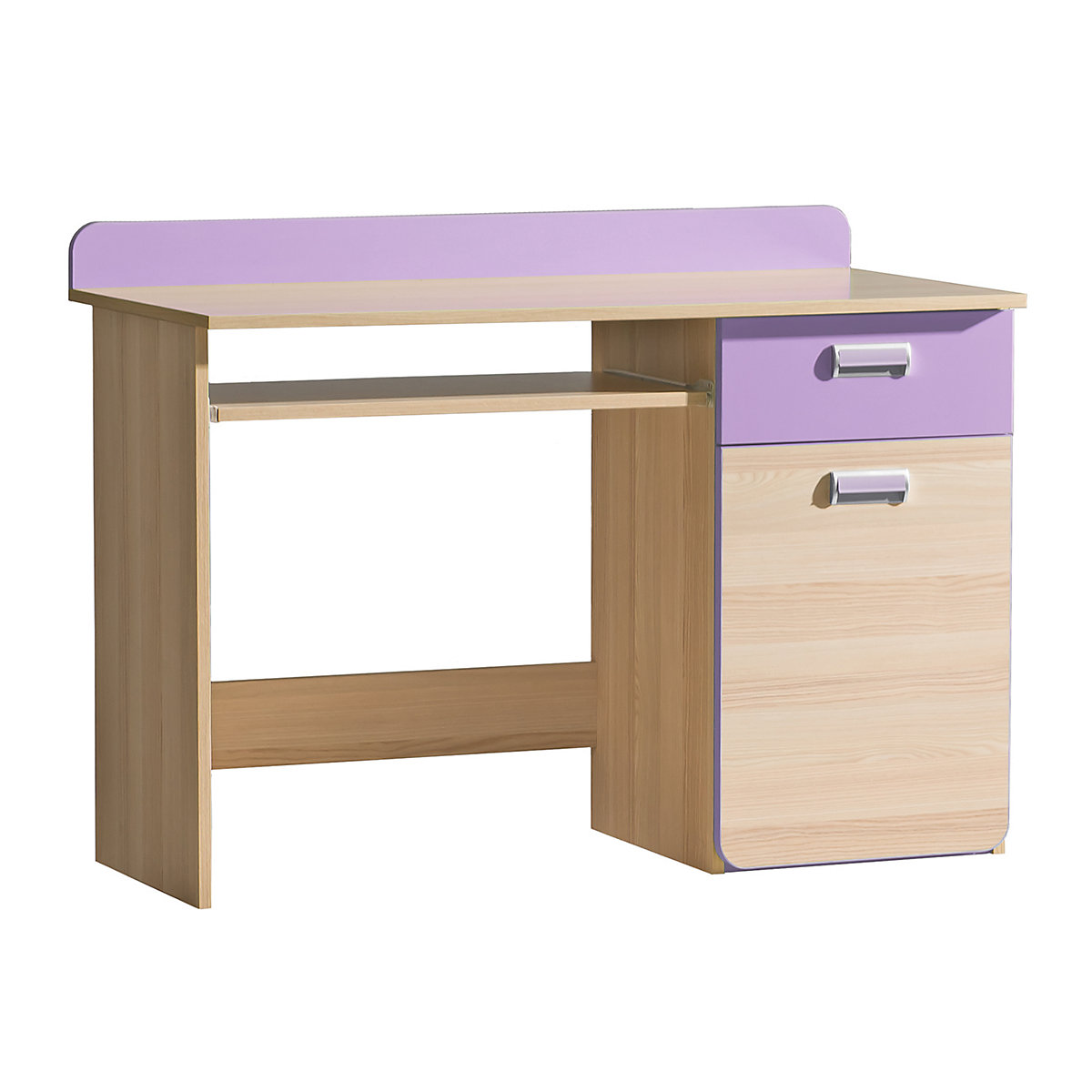 Jugendzimmer Set Lorento 6 teilig violett
