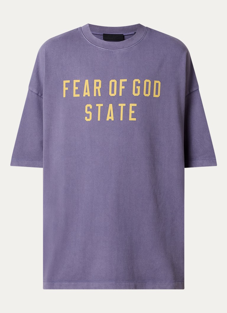 Fear of God Essentials -ylimitoitettu t-paita logopainatuksella