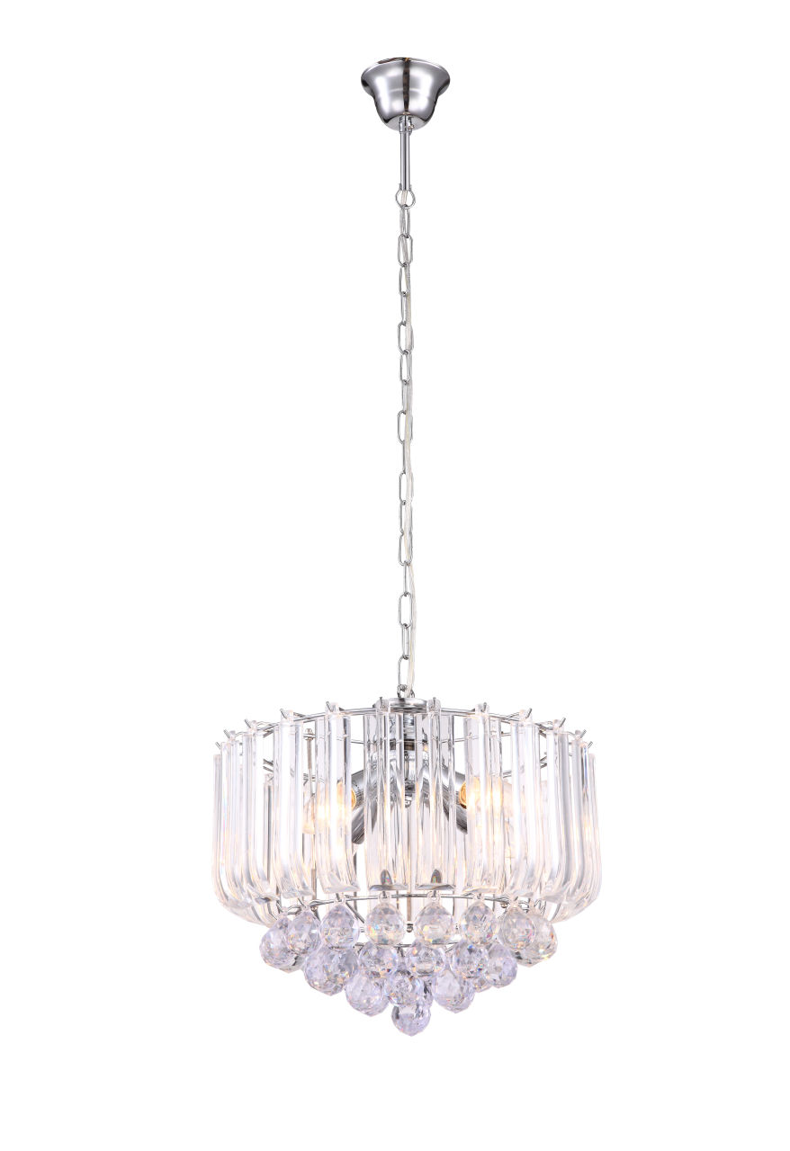 Globo Lighting - MINNESOTA - Luster Metall verchromt, 4x E14
