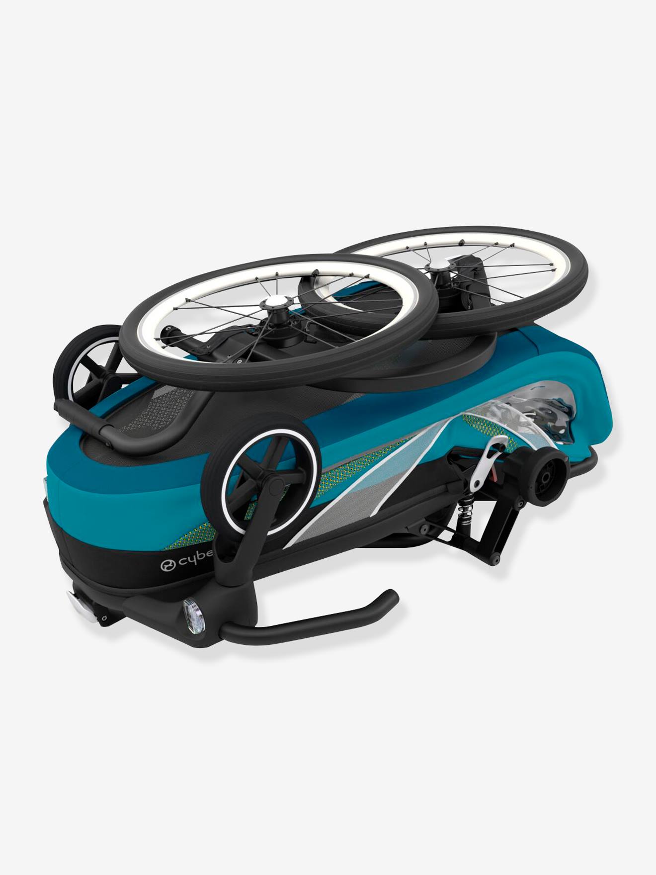 Poussette Zeno bike One Box CYBEX noir