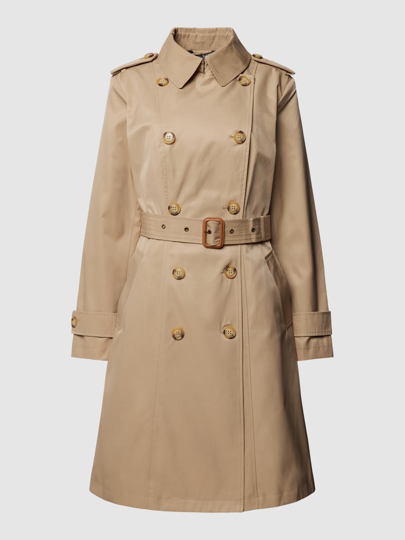Trenchcoat mit Taillengürtel in camel