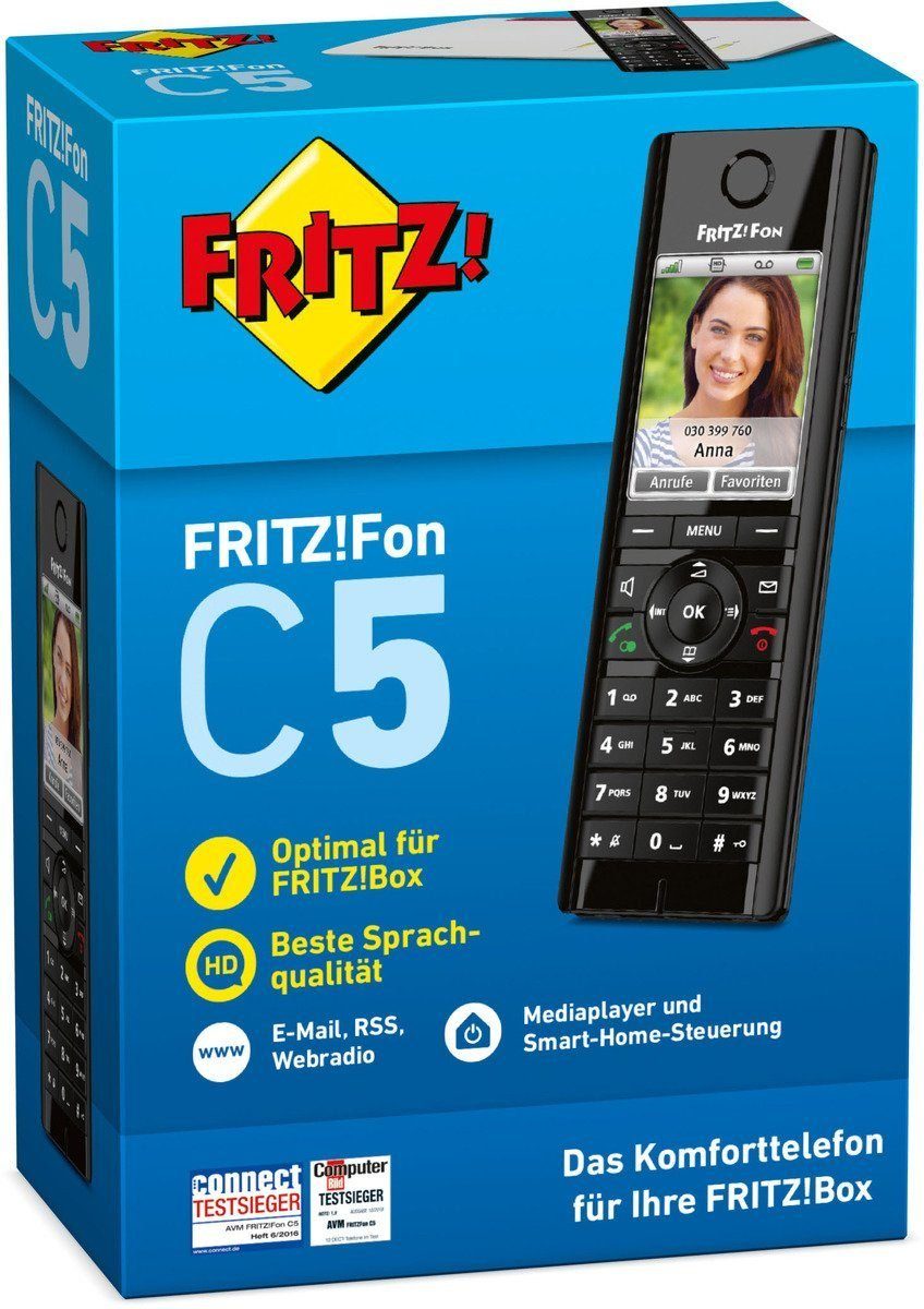 AVM FRITZ!Fon C5 Mobilteil Schnurloses DECT-Telefon (Mobilteile: 1)