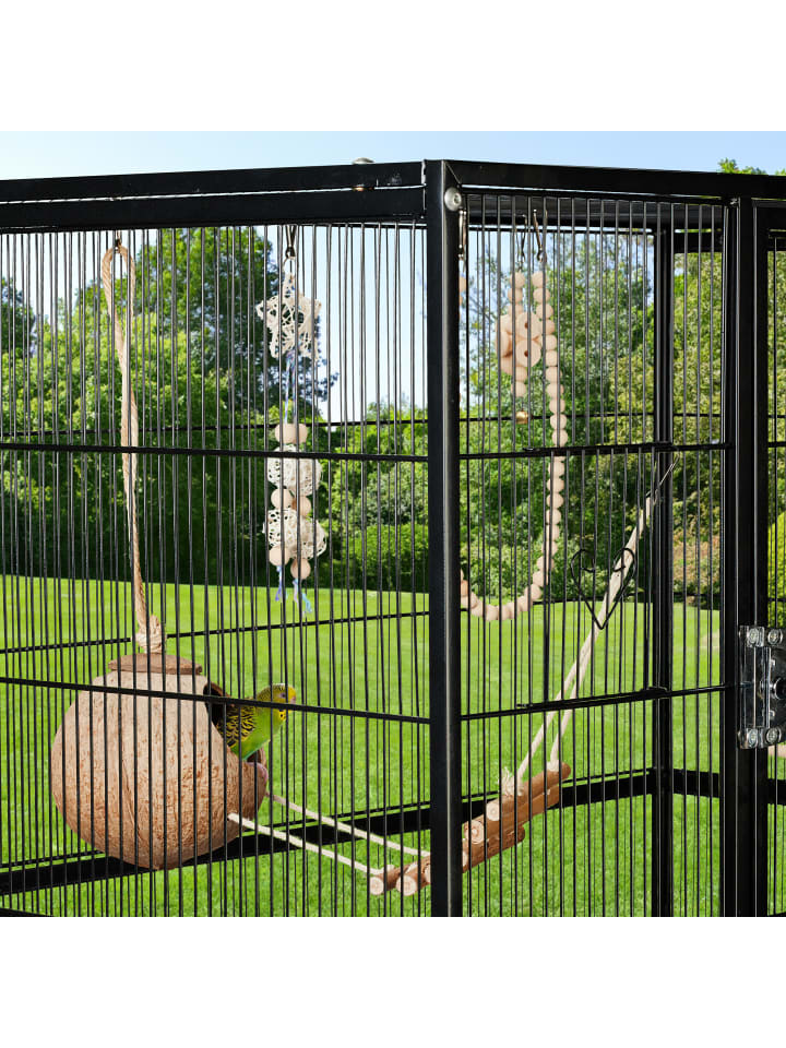 relaxdays 7-tlg. Vogelspielzeug in Natur günstig kaufen onesize