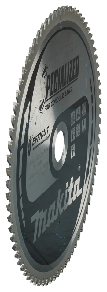 Makita Accessories E-12273 Brzeszczot do piły ukosowej WPC Efficut 260x30x2.15 75T 8g
