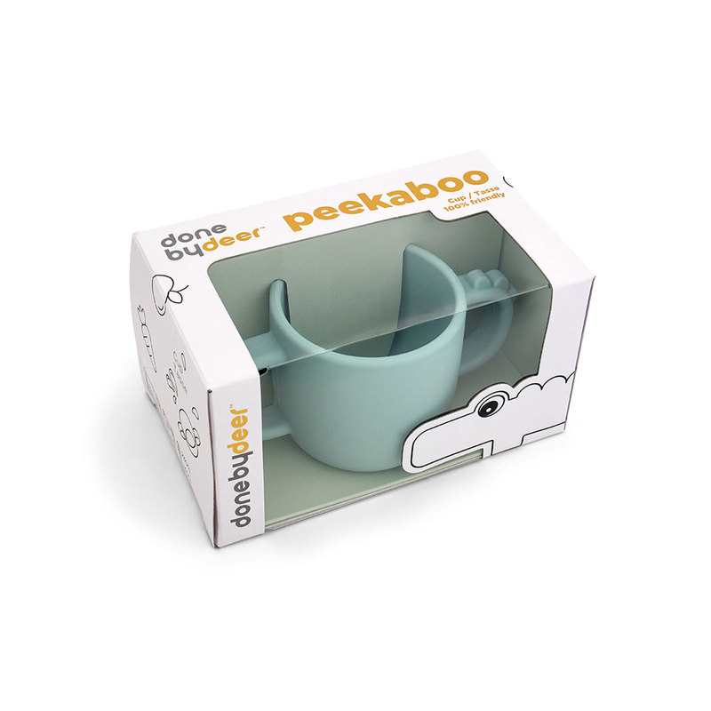 Tasse à anses Peekaboo crocrodile bleu Done By Deer