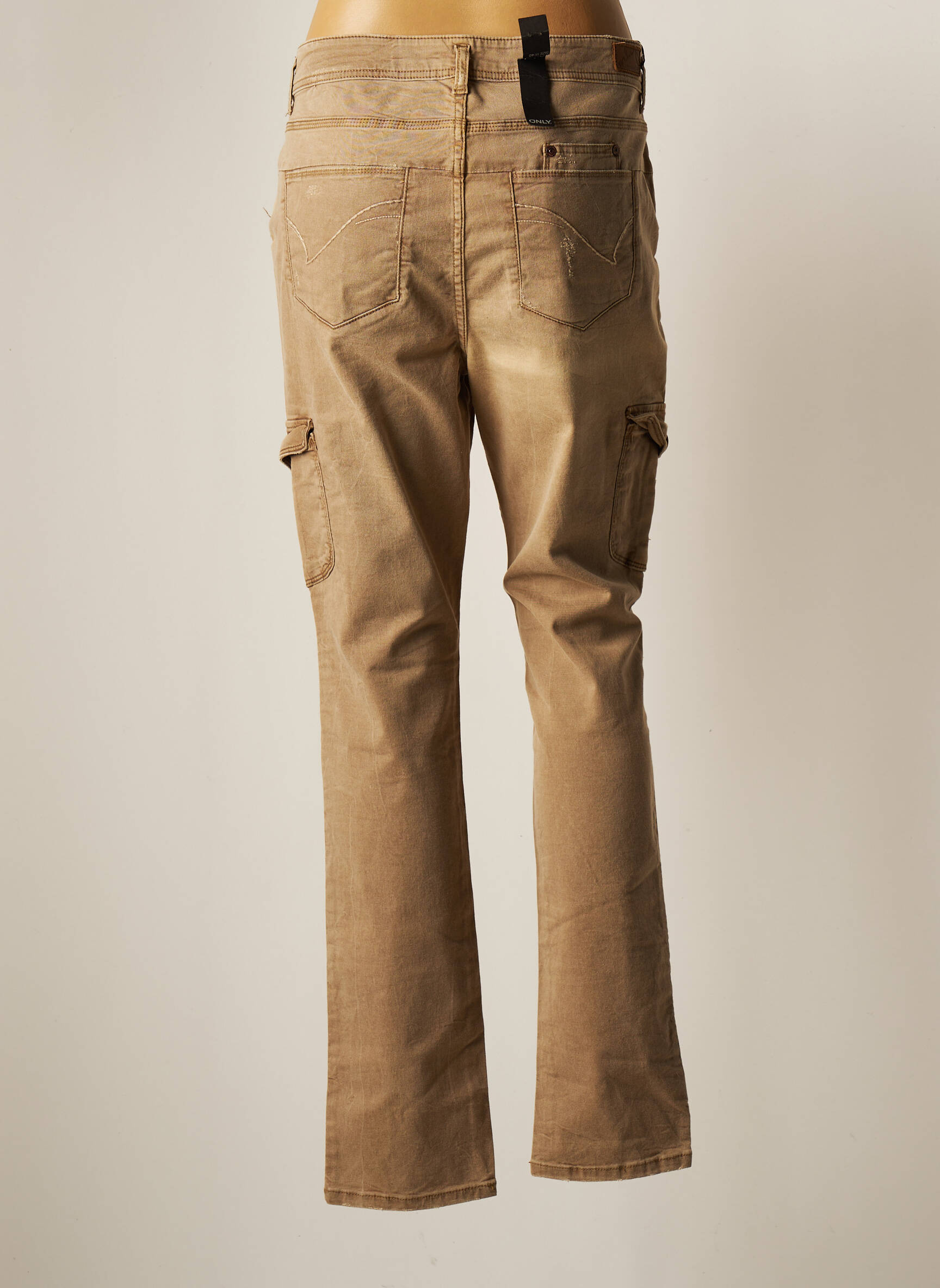 Only Jeans Coupe Slim Femme couleur beige