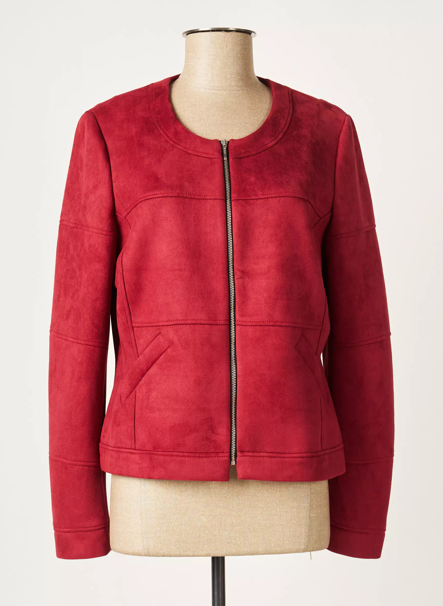 France Rivoire Vestecasual Femme couleur rouge