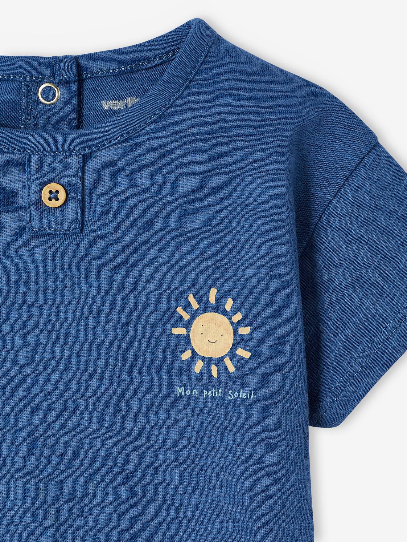 Vertbaudet 2er-Pack Baby T-Shirts - blau