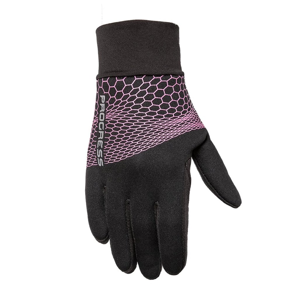 Progress COOLIO GLOVES Winterhandschuhe für Kinder Schwarz/Rosa