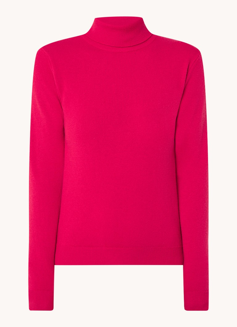 Maglione a collo alto Benetton in pregiata lana merino.