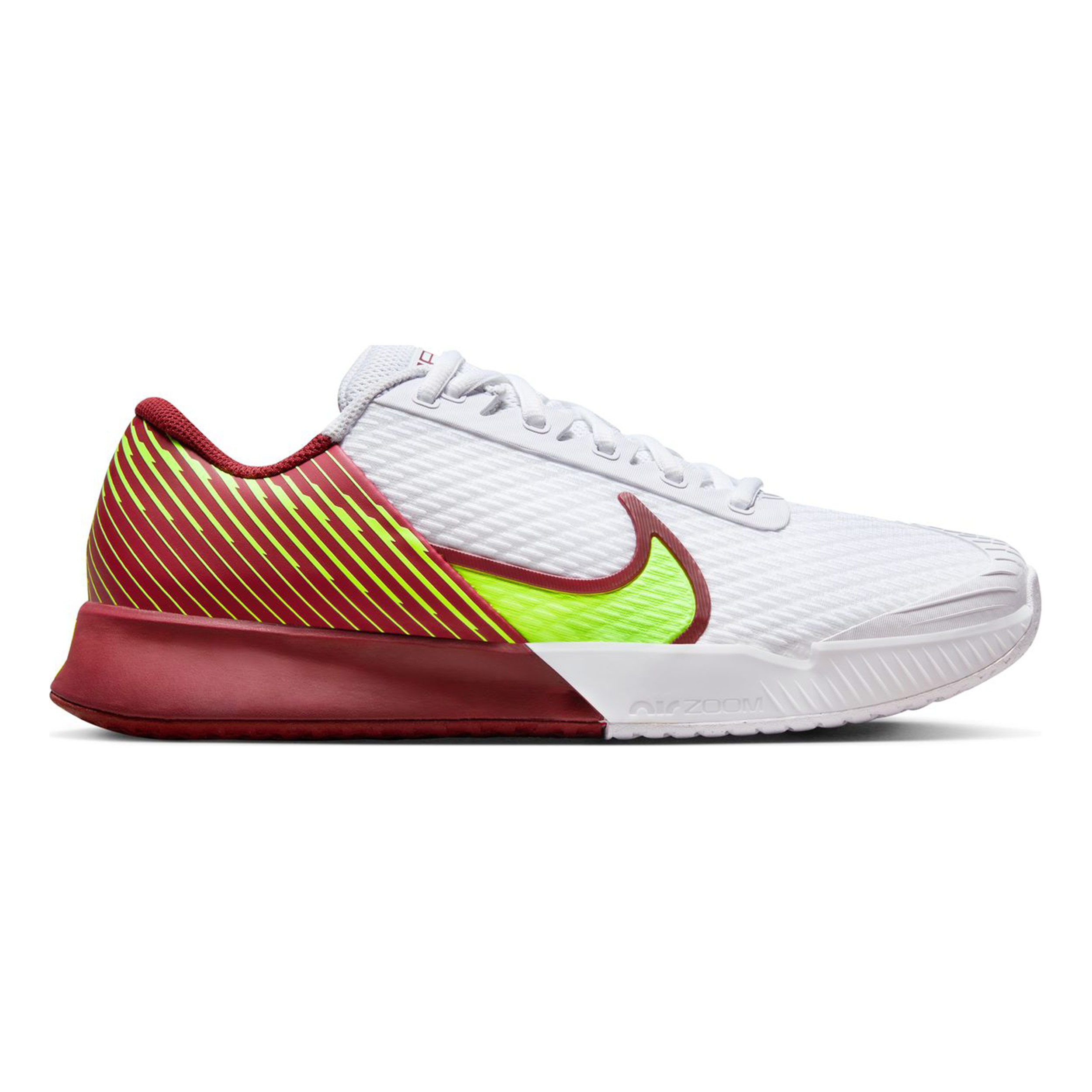 Zoom Vapor Pro 2 Allcourtschuh Herren - Weiß, Dunkelrot