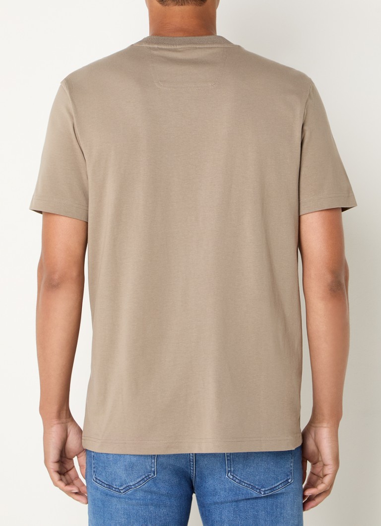 Tricou HUGO BOSS cu oglindă și logo imprimat