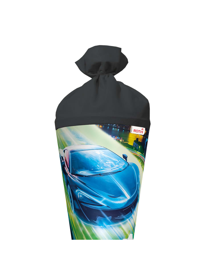 ROTH Schultüte groß Racing 70 cm in Hellblau günstig kaufen onesize