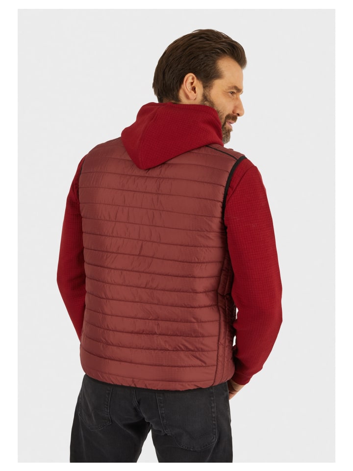 Navigazione Steppweste in oxblood red günstig kaufen XXL