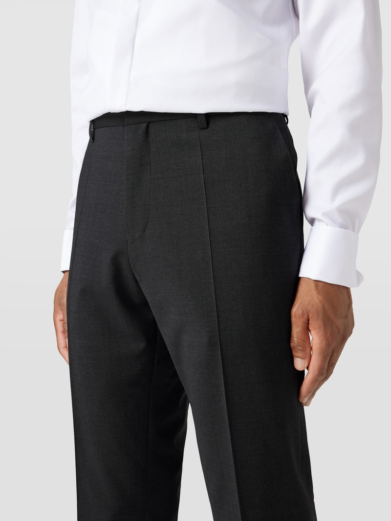 Slim Fit Anzughose Modell 'Genius' in anthrazit