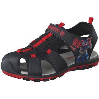 Transformers Sandale in schwarz