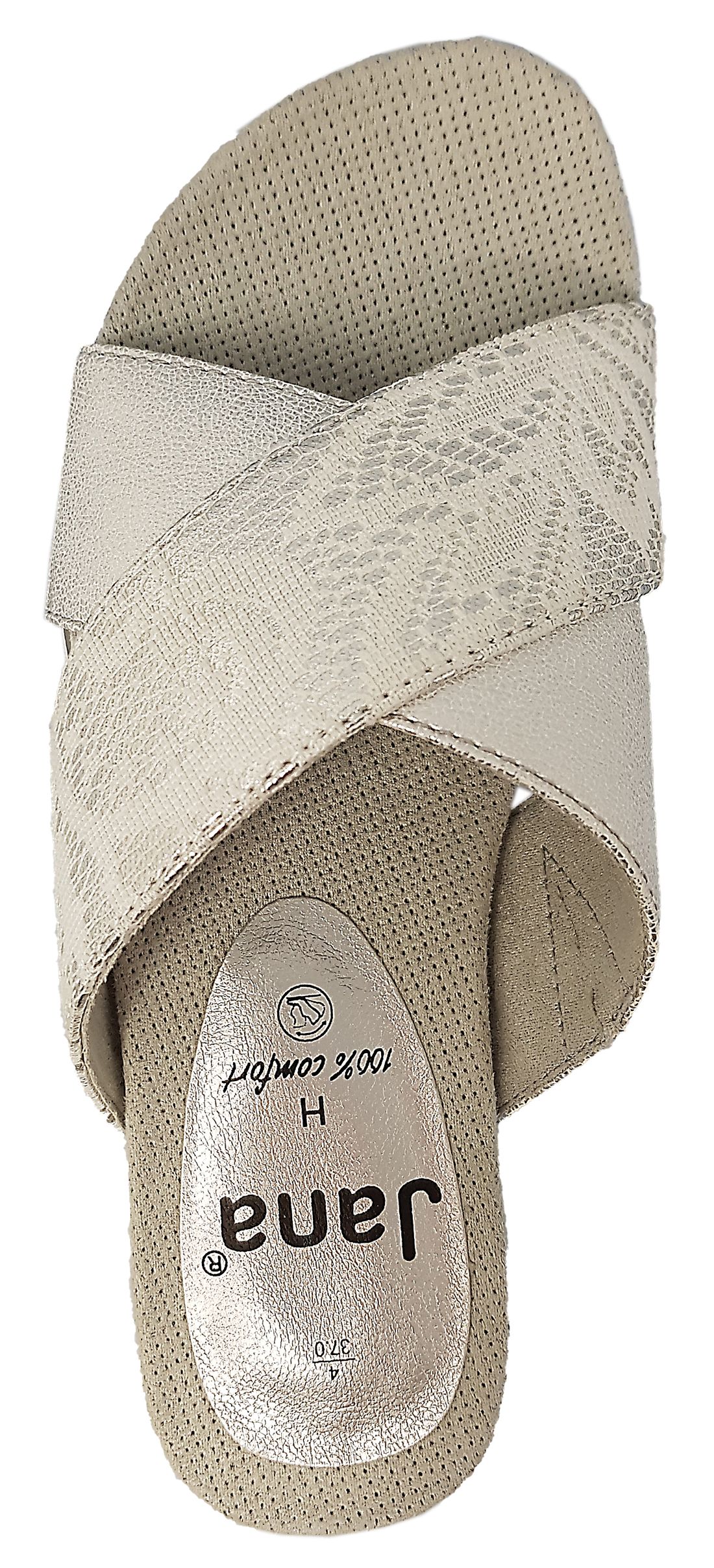 Jana Da.-Pantolette 8-8-27103-20/100 Weiß 100 white