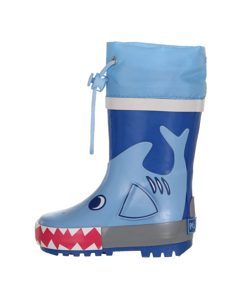 Playshoes Gummistiefel Hai in Blau günstig kaufen