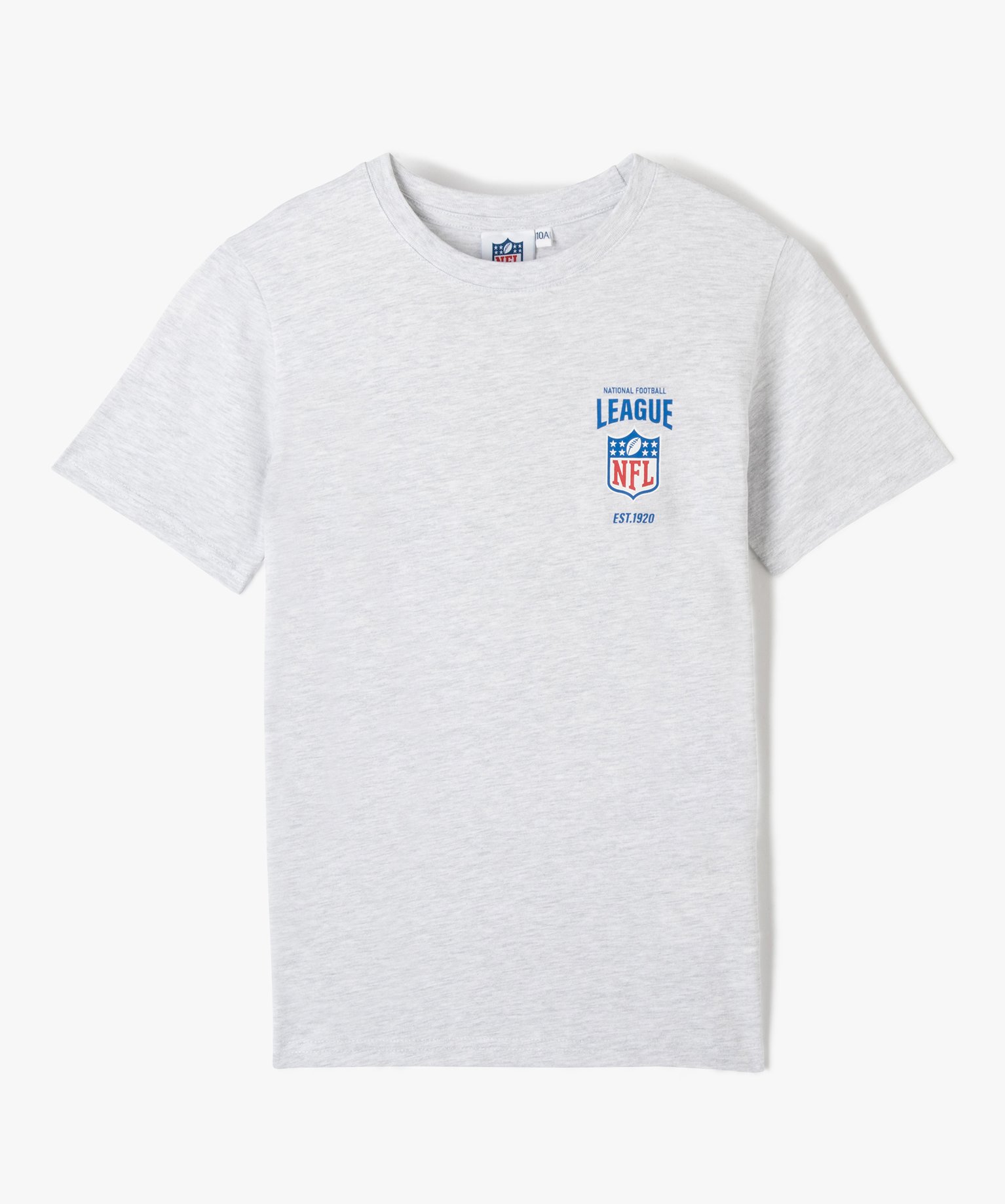 Tee-shirt Garçon à manches courtes imprimé - NFL gris | GEMO