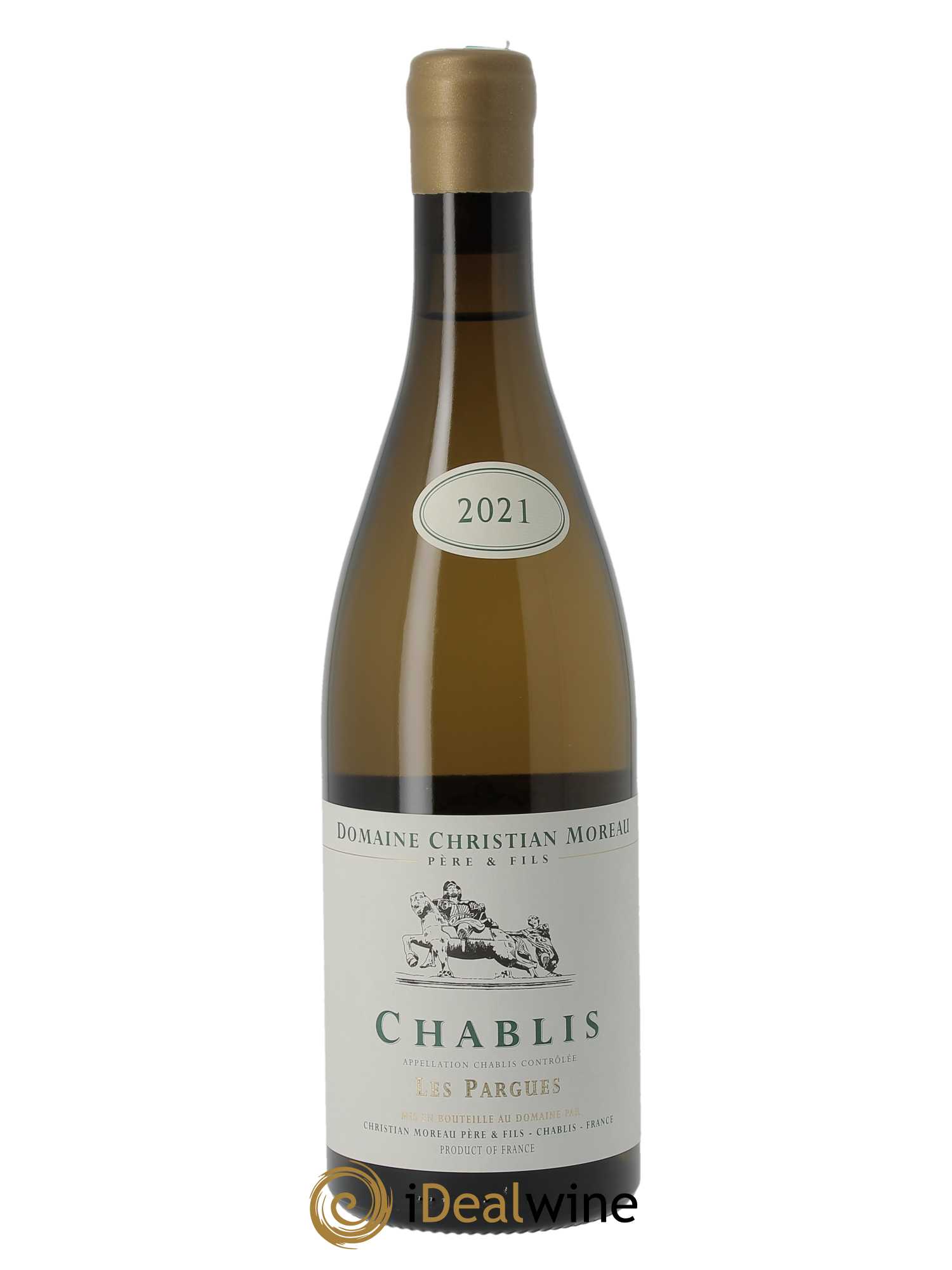 Chablis Les Pargues Christian Moreau  2021 - Lot de 1 Bouteille