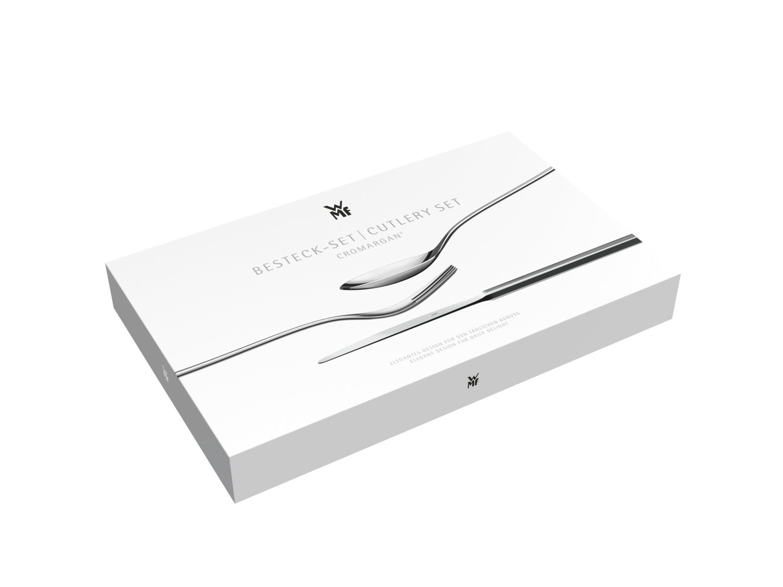 WMF Besteck-Set Tavira, 6 Personen, 30-teilig, Monobloc-Messer, Cromargan Edelstahl poliert