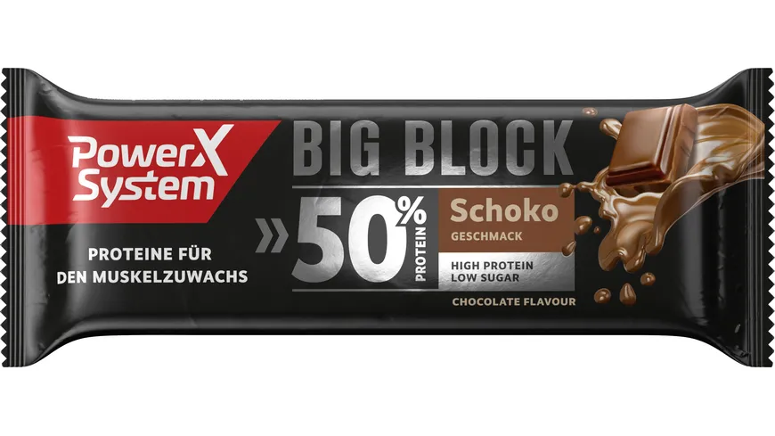 Power System Proteinriegel Big Block Schoko 100 g