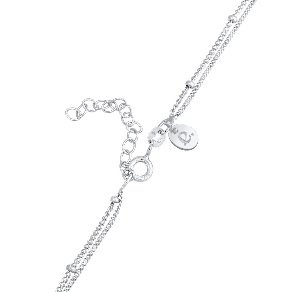 Elli PREMIUM Elli PREMIUM Collier Femmes Choker Couches boules avec agate en Argent Sterling 9 collier