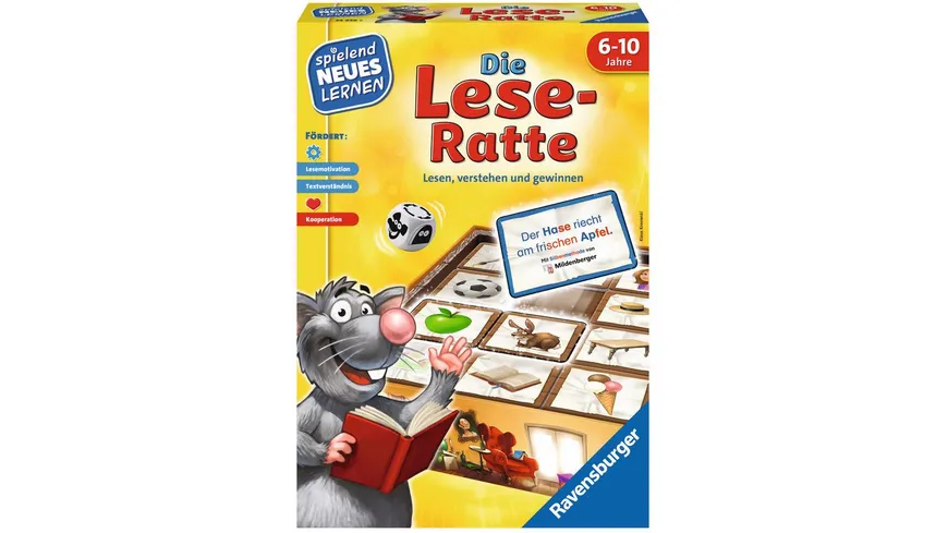 Ravensburger Spiel - Die Lese-Ratte, Wissensspiel