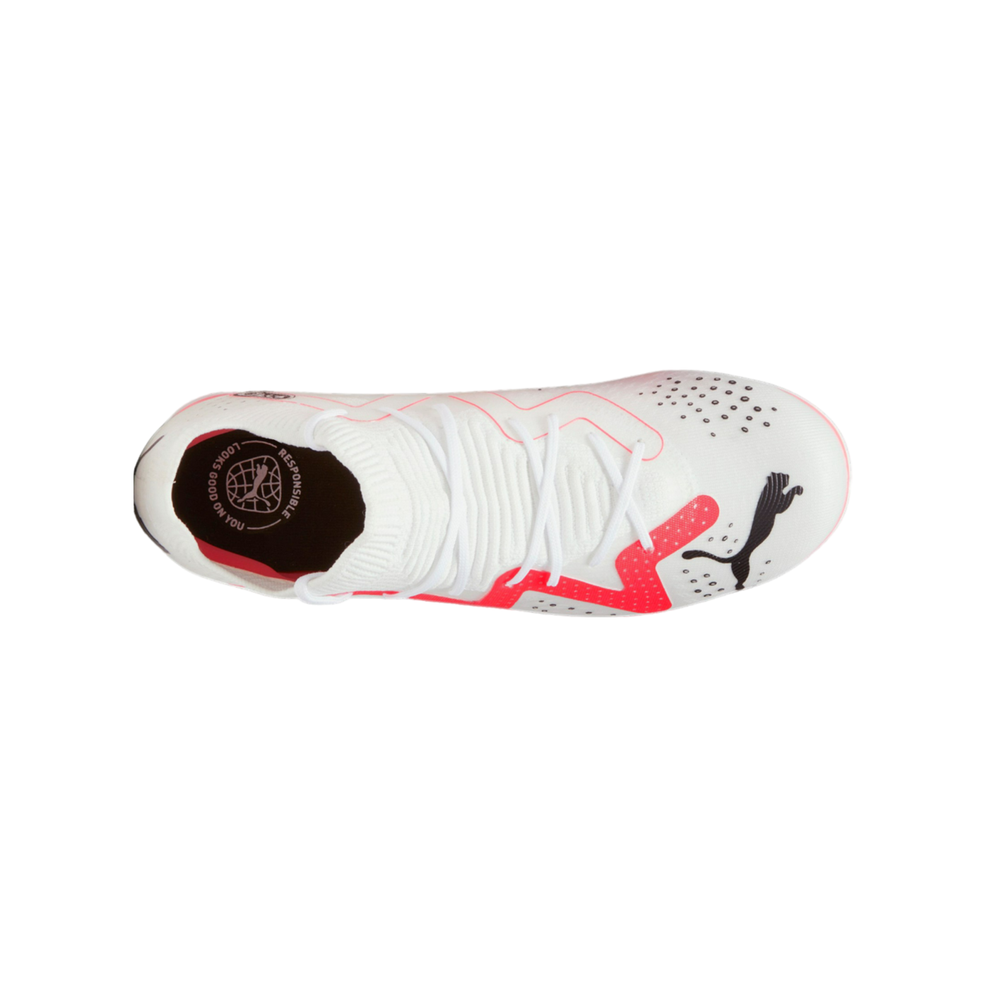 PUMA FUTURE Match FG/AG Jr Kids Weiss Schwarz F01
