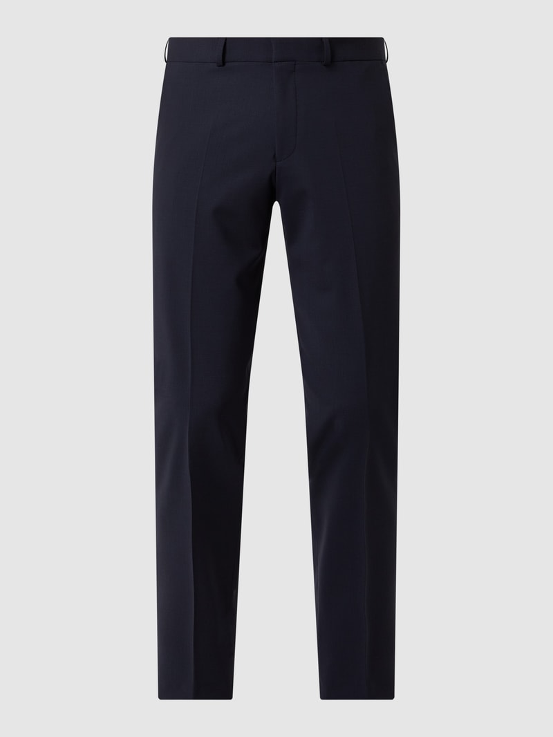 Anzughose mit Stretch-Anteil in marineblau