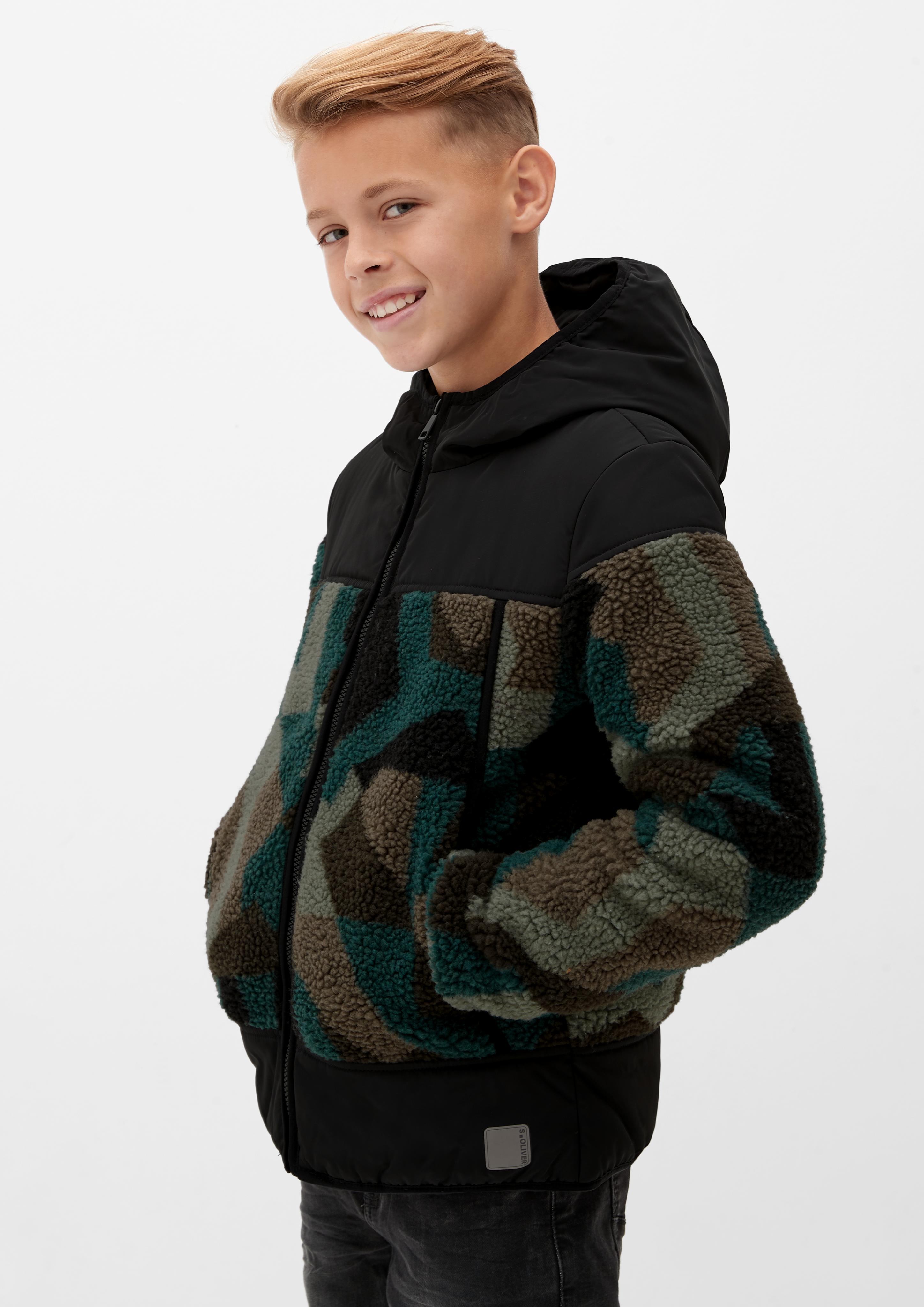 Fleecejacke mit Kapuze  2116548-9999