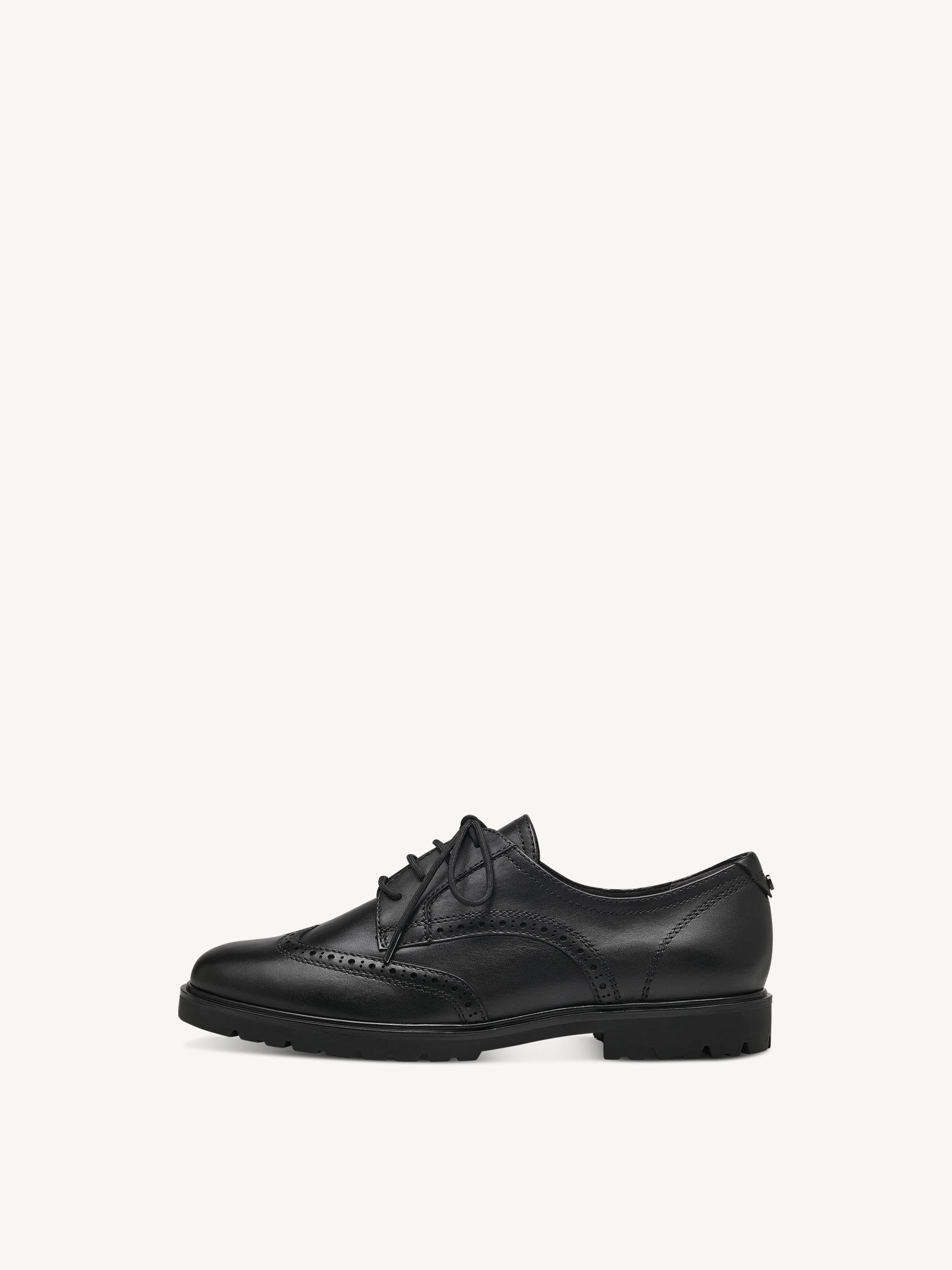 Derbie en cuir - noir