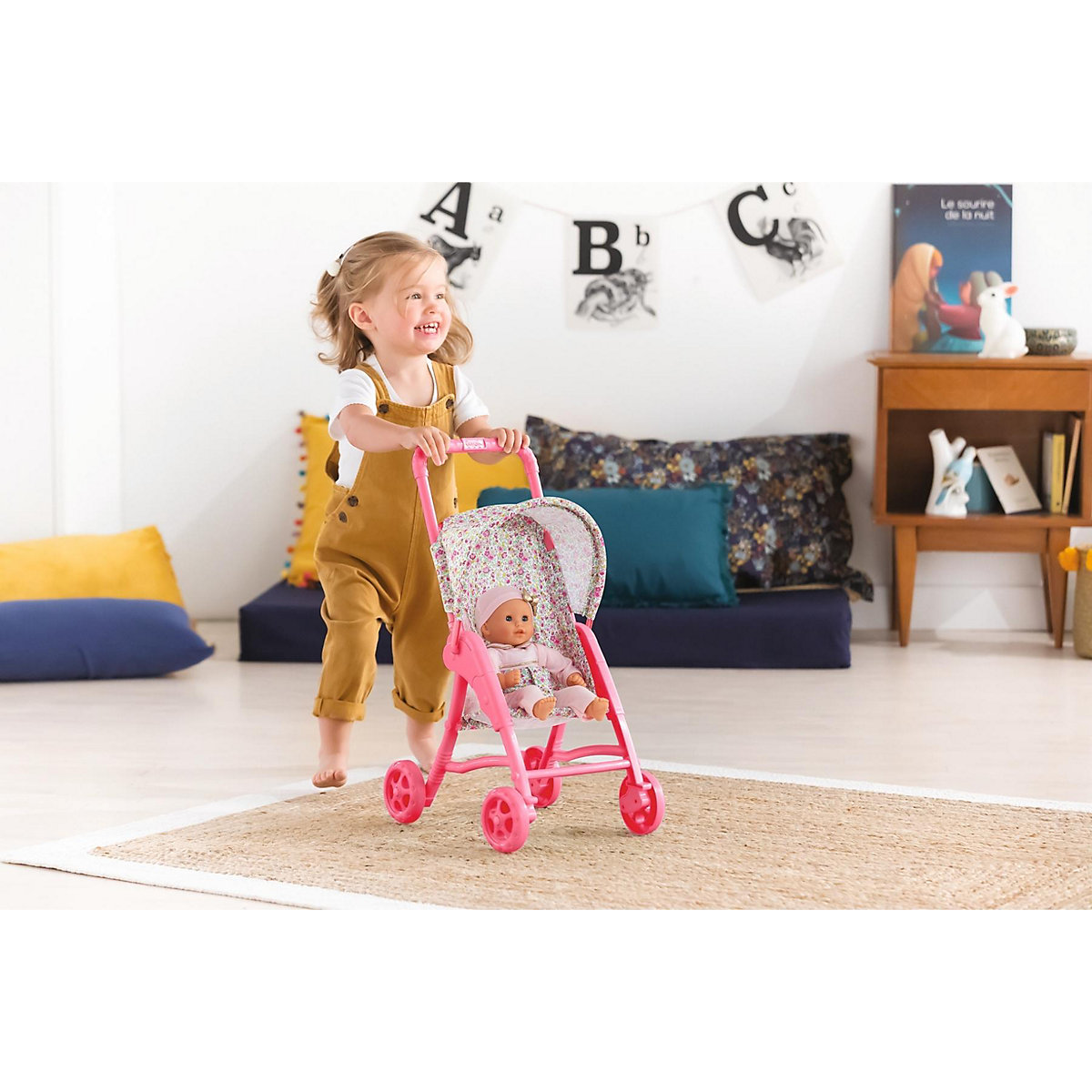 Corolle Mon Premier Poupon - Puppenbuggy Floral, 30 cm