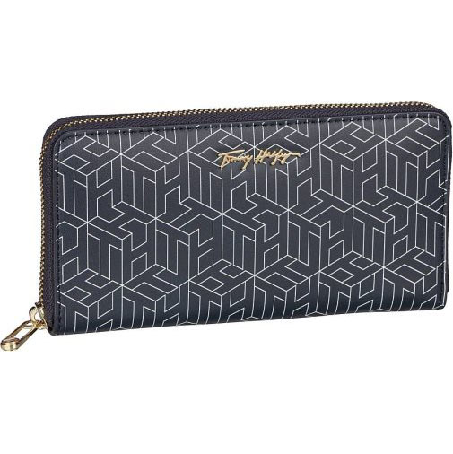 TOMMY HILFIGER Geldbörse Iconic Tommy Large Zip Around Monogram PF22