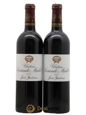 Château Sociando Mallet  2009 - Lot de 2 Bouteilles