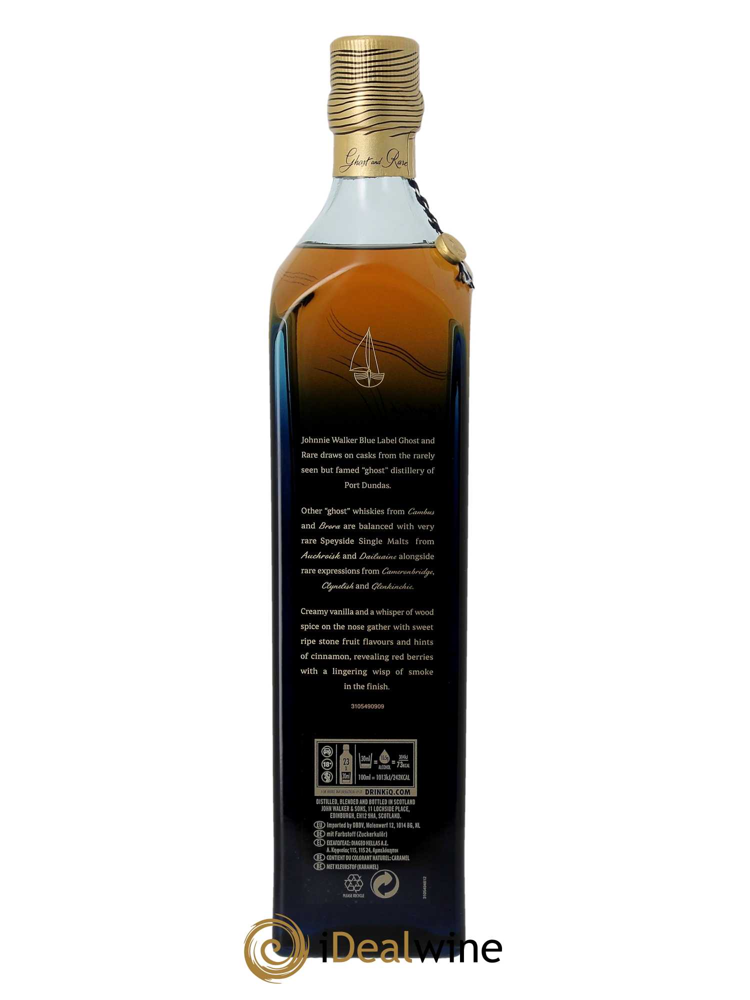 Whisky Johnnie Walker Blue Label Ghost & Rare n°5 (70cl)  - Lot de 1 Bouteille