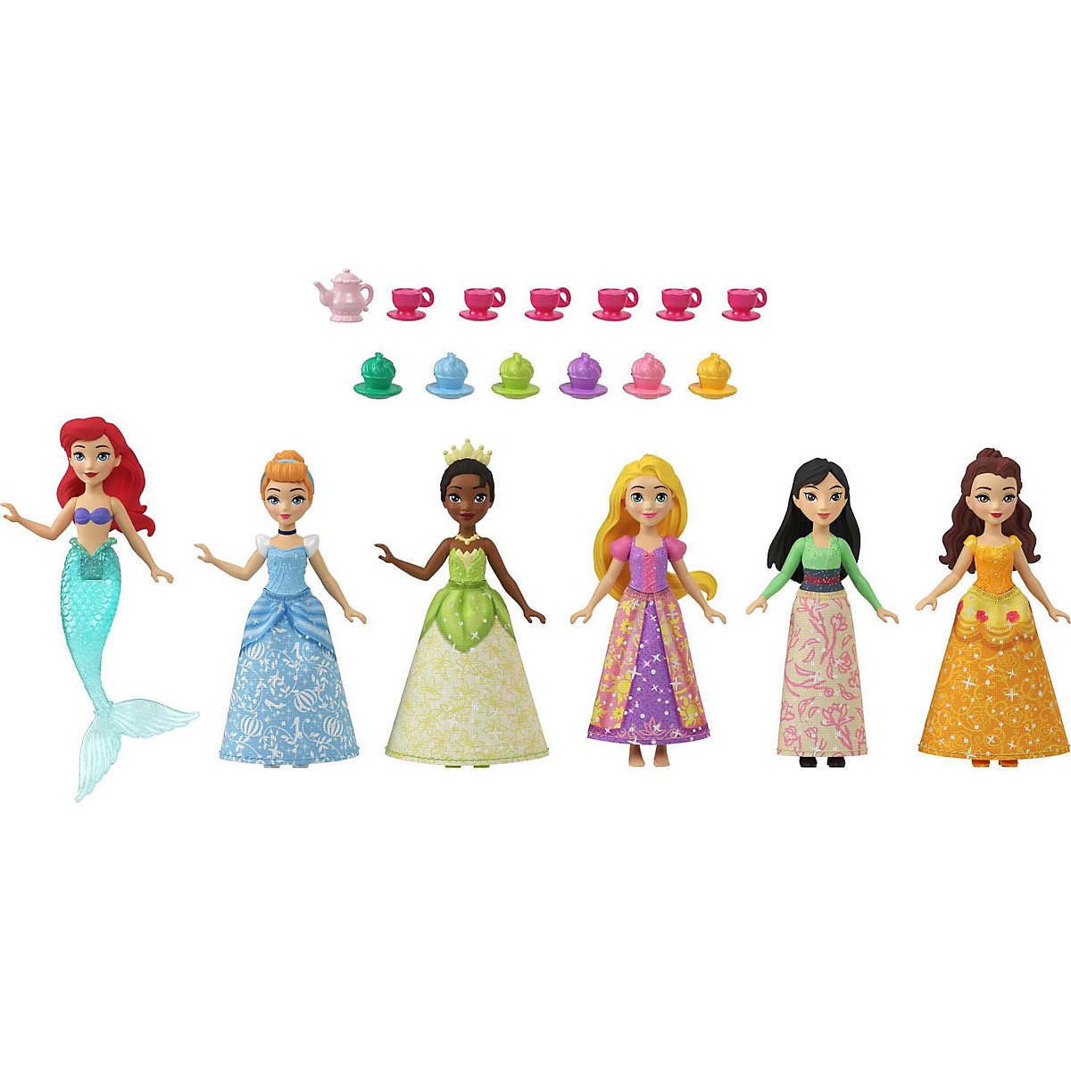 Princess Small Dolls Teeparty 6er-Pack