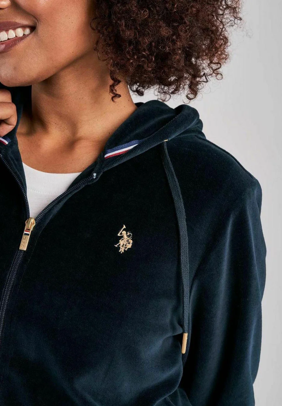 US Polo Assn. LOUNGEWEAR DURU - Sudadera con cremallera