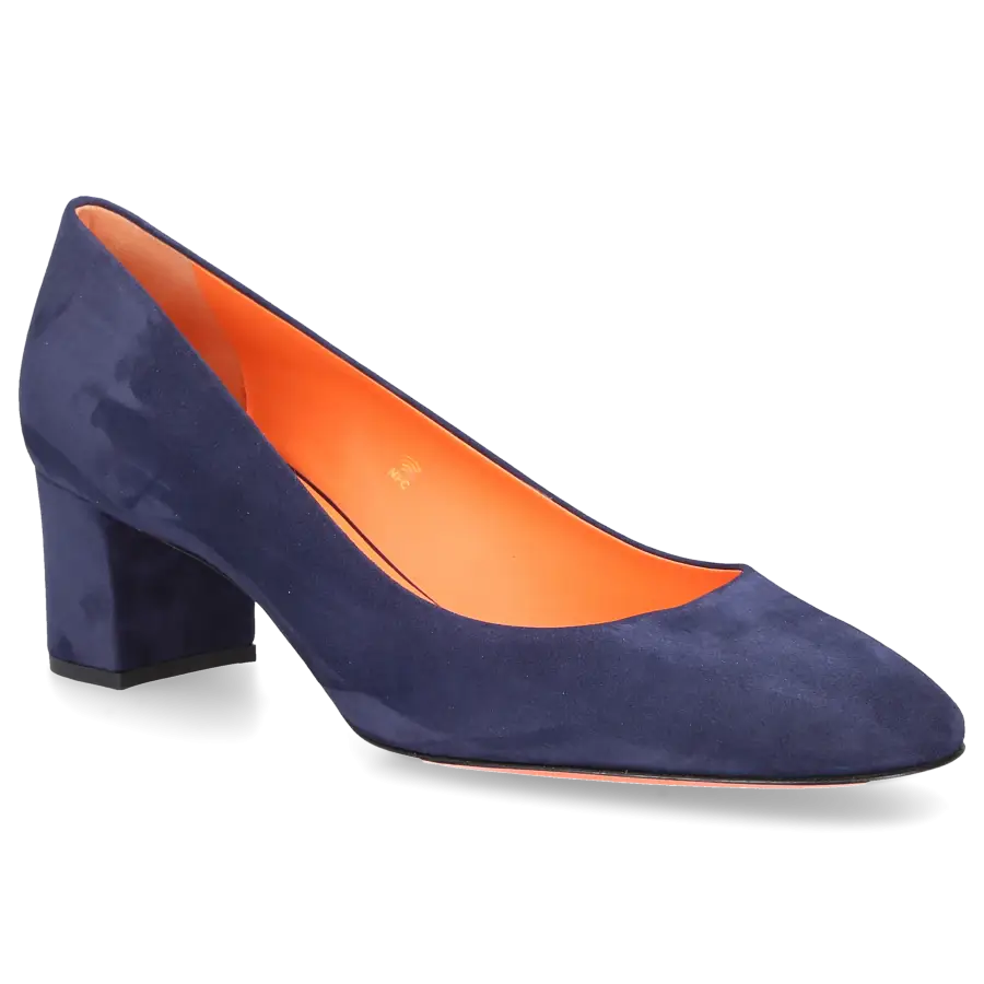 Santoni - Pumps 59621 Veloursleder - blau