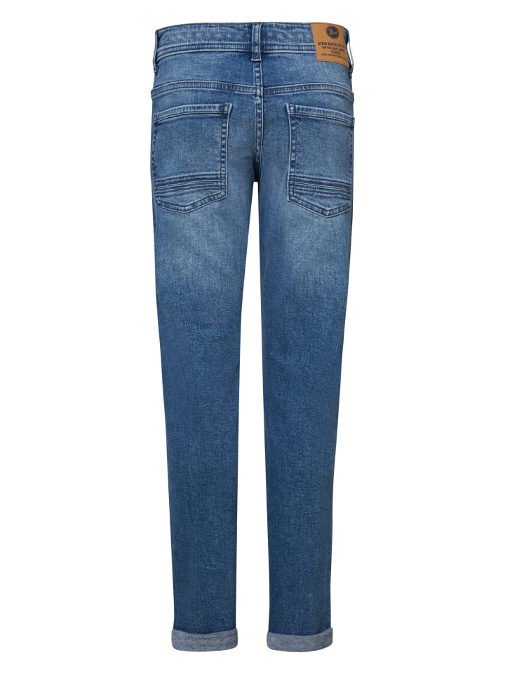 Petrol Industries Tapered Fit Jeans Turner Sequim in Blau günstig kaufen