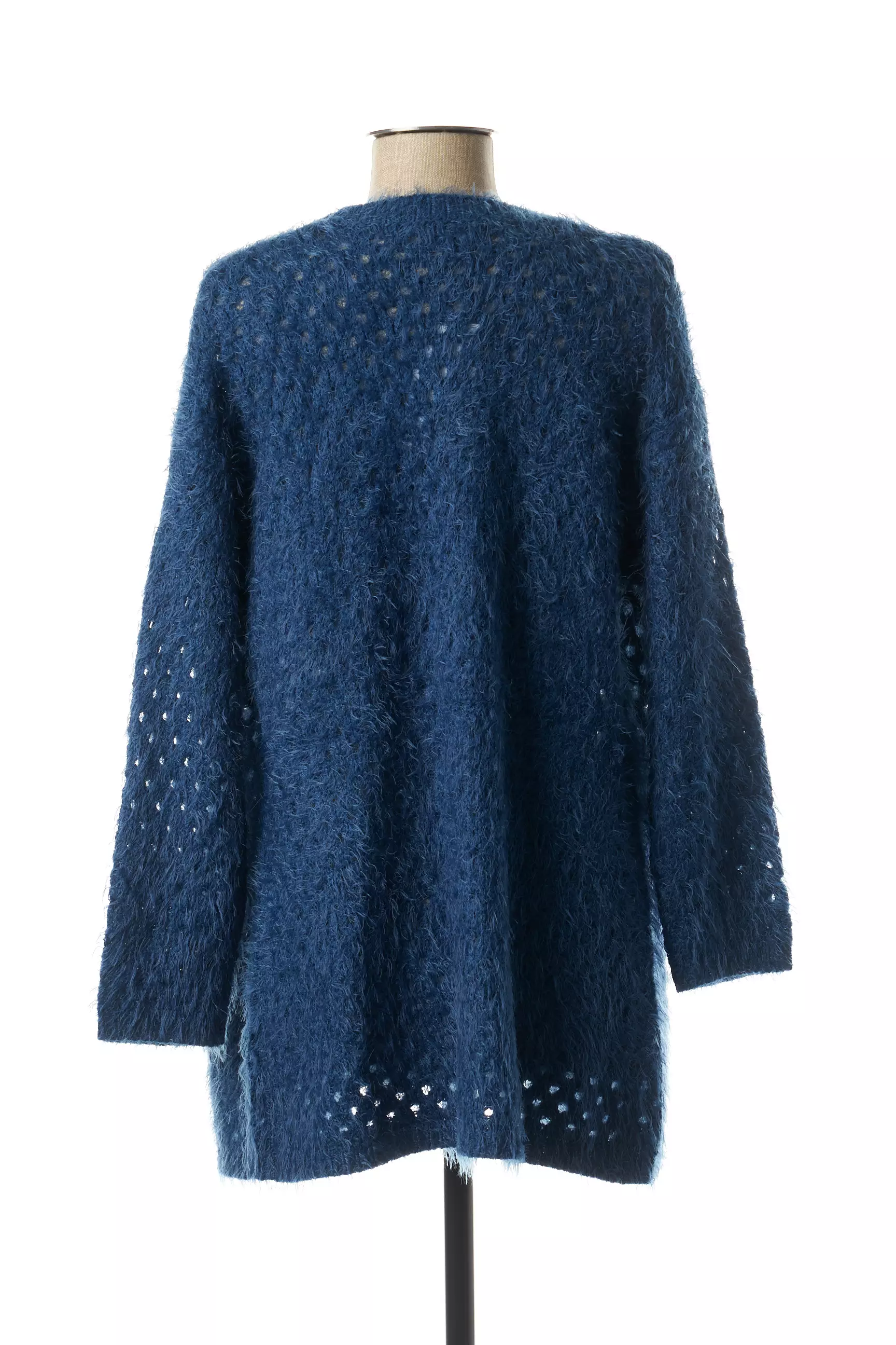 Marble Cardigans Femme couleur bleu