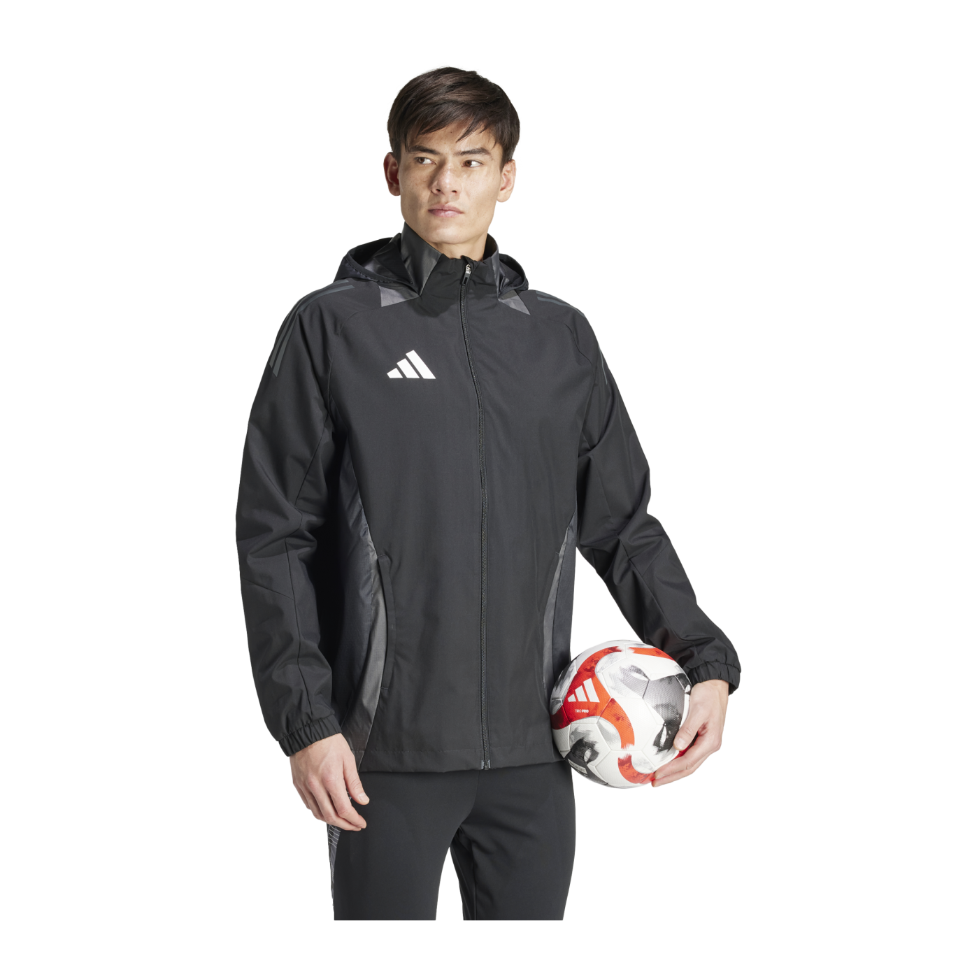 adidas Tiro 24 Competition Allwetterjacke Schwarz