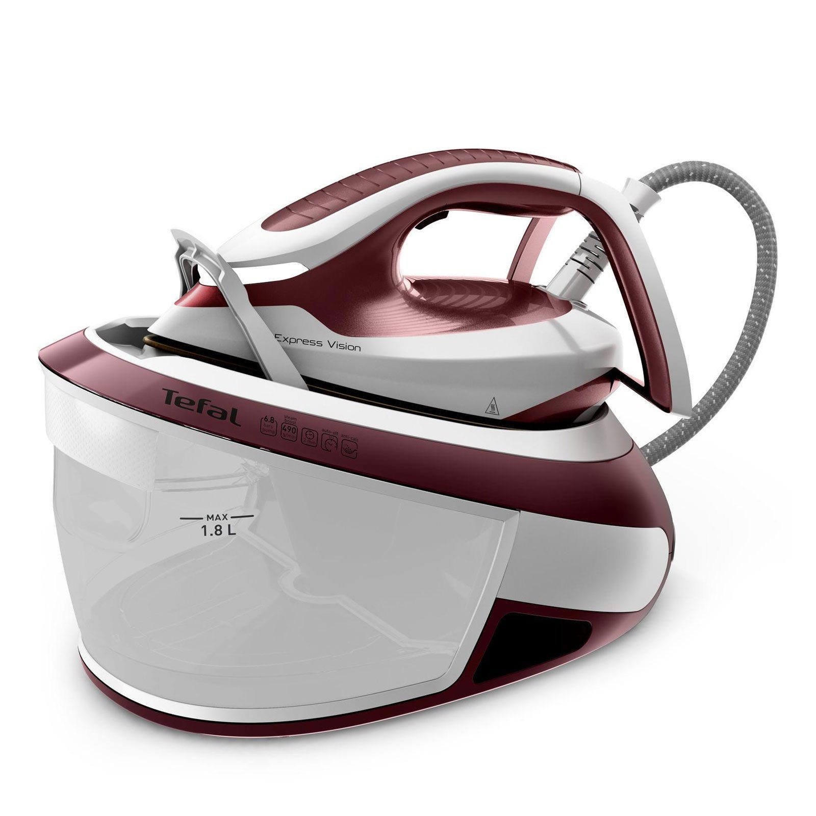 Tefal Dampfbügelstation Express Vision SV8150, LED, Anti-Kalk-Kollektor, 6,8 bar