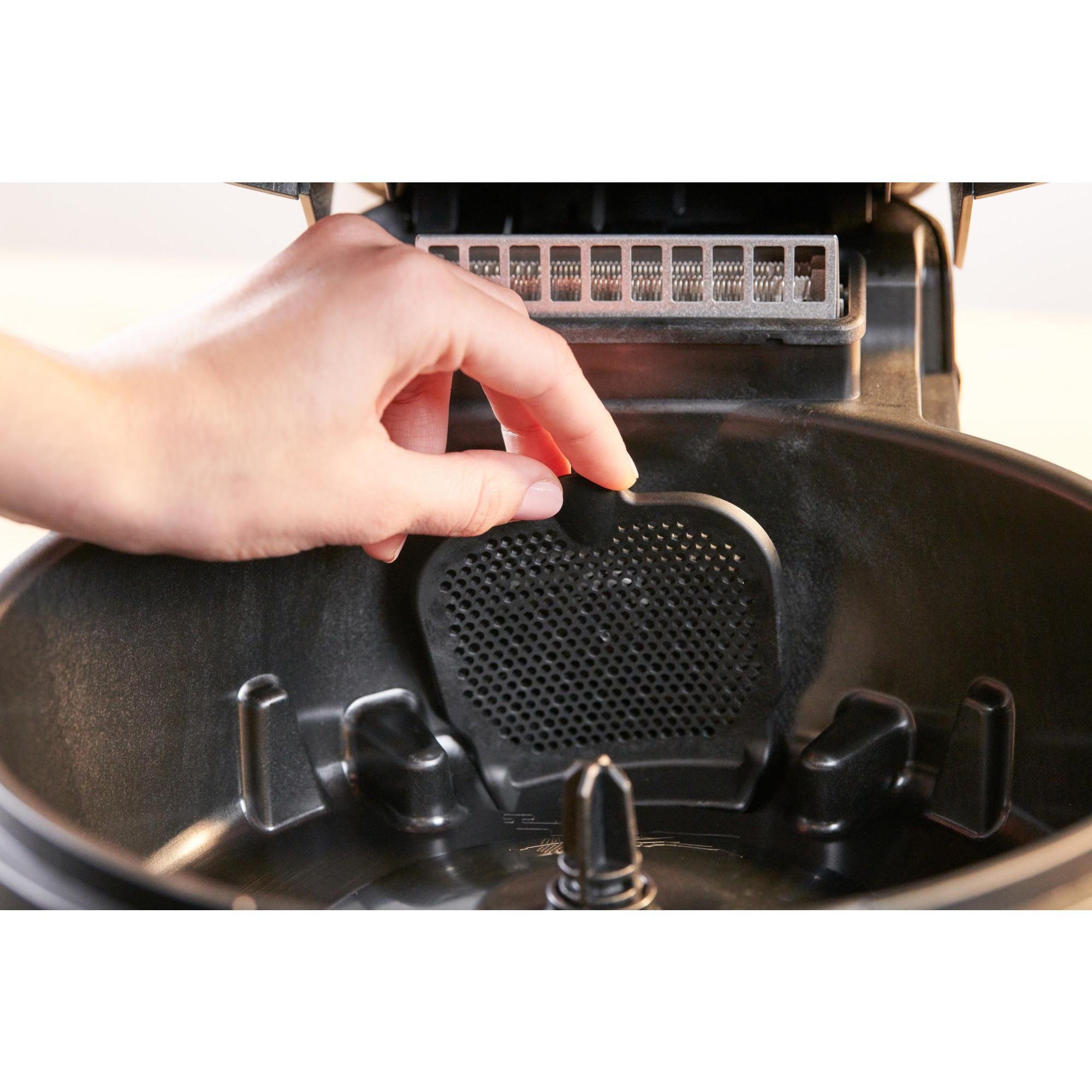 Tefal Heißluftfritteuse FZ 722815 ActiFry Extra, 1550 W, Kapazität: 1,2 kg, High Speed AirFlow, rotierender Rührarm, Wärmeisoliertes Gehäuse, Timer-Funktion