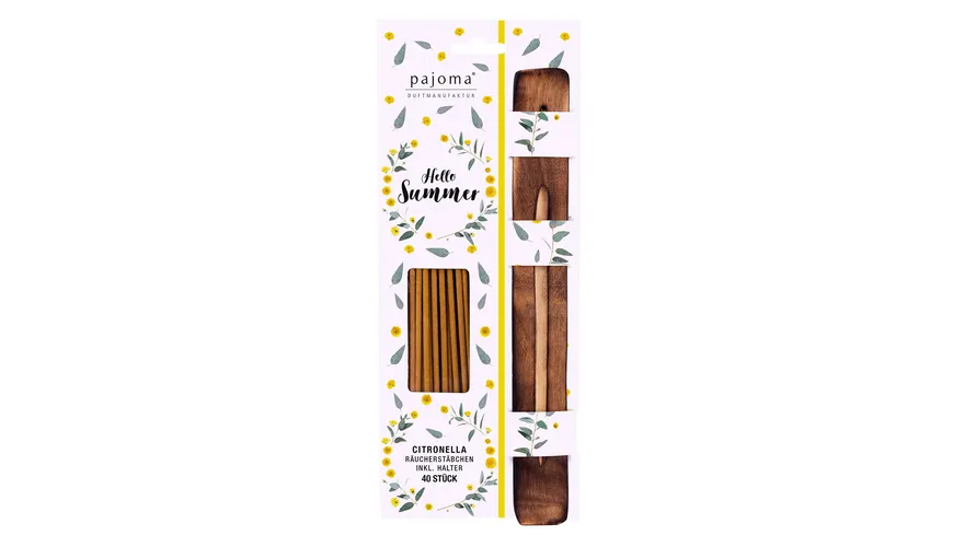 pajoma Räucherstäbchen Citronella mit Halter