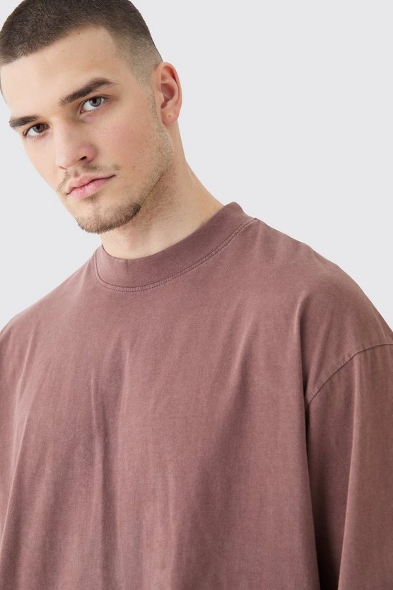 Tall langärmliges Oversize T-Shirt