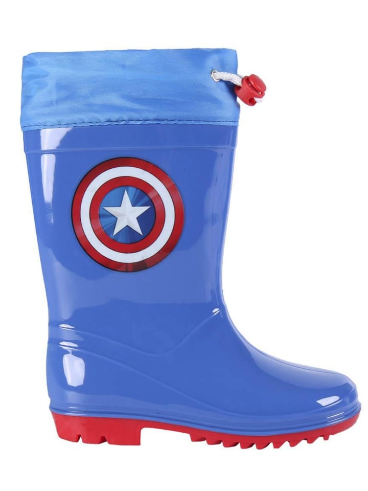 Marvel Gummistiefel Marvel Captain America in Blau günstig kaufen
