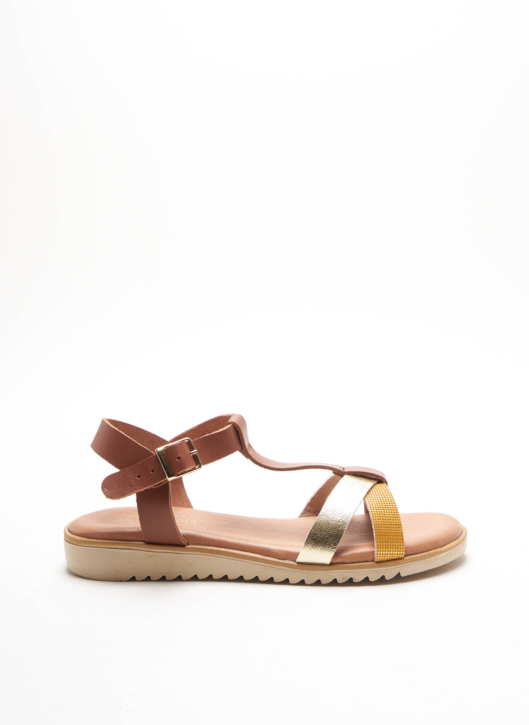 Georgia Rose Sandales Nu Pieds Femme couleur marron